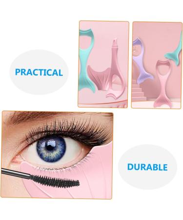 FOMIYES 3pcs Mascara Brush Eyeliner Pencil Eyelash Brush Stickers Multitools Makeup Woman Airfoil Smoky 1 count (Pack of 1) Pinkx3pcs - Buy Online on GoSupps.com