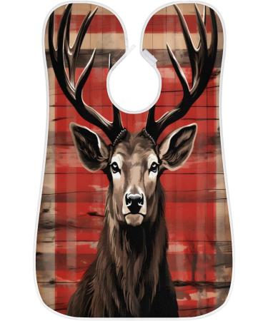 Deer Beard Bib Apron | Beard Hair Catcher for Men | Perfect Father's Day & Anniversary Gift | Includes 2 Suction Cups - Buy Online on GoSupps.com