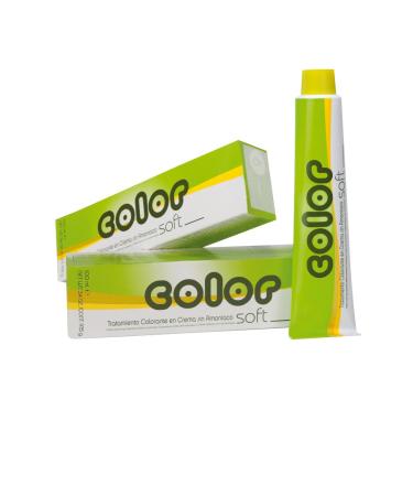 Salerm Color Soft Semi-permanent Cream 6.4 Coppery Dark Blonde 3.4 Oz Grey