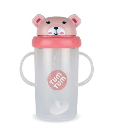TUM TUM Tippy Up Free Flow Sippy Cup (No Valve) Sippy Cup for Toddlers 200ml BPA Free (Betsy Bear 300ml)