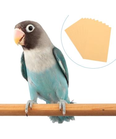 UKCOCO Bird Cage Sandpaper - 10 Sheets Gravel Paper Liner for Parrot Cages - Random Color - Bird Cage Accessories - Buy Online on GoSupps.com
