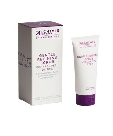 Alchimie Forever Gentle Refining Face Scrub | Natural Scrub for All Skin Types with Cranberry Beads Jojoba Pearls and Papaya Enzyme | Exfoliating Brightening & Softening | 3 fl oz