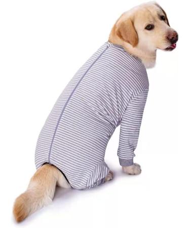YeaPeeto 3XL Gray Dog One-Divider Pajamas - Relaxation Wound Protection & Anti-Lick Solution for Medium & Large Dogs - Buy Online on GoSupps.com