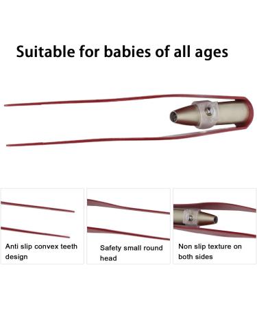 Luminous Stainless Steel Ear Spoon Set with Tweezers - 2pcs for Kids, Daily Ear Wax Removal - Buy Online on GoSupps.com