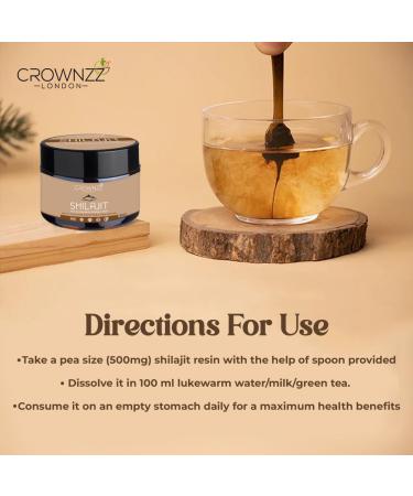 Organic Gold Grade Himalayan Shilajit Resin 30g - High-Strength Fulvic Humic Acid & 85+ Minerals - Lab Tested & Certified - Supports Stamina for Men & Women - Buy Online on GoSupps.com
