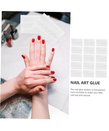 PLAFOPE 15sheets Nail Jelly Glue Gel Nail Glue Nail DIY Glue Fake Nail Glue Pressed Nail Tip Manicure Supplies Self-use Nail Glue Nail Adhesive Tabs Practical Nail Glue Manicure Tools - Buy Online on GoSupps.com
