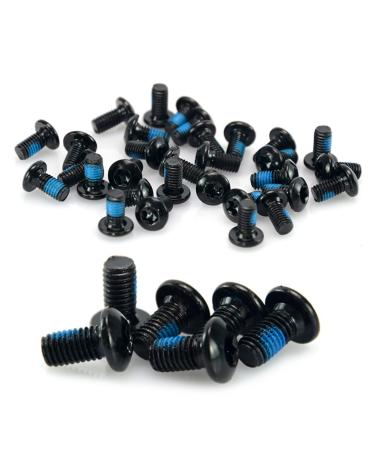 Farbetter 50pcs Bicycle Disc Brake Bolts MTB Rotor Bolts M5x10mm Screws Stainless Steel T25 Bicycle Disc Brake Rotor Bolts Screw