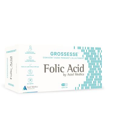 Folic Acid Capsules for Pregnancy and Breastfeeding, 96 Capsules, 3 Month Treatment, Vitamin B9