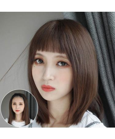 BGHJUE Women's Real Hair Eyebrows Bangs Wigs - Natural Short Bangs for a Flawless Look - Buy Online on GoSupps.com