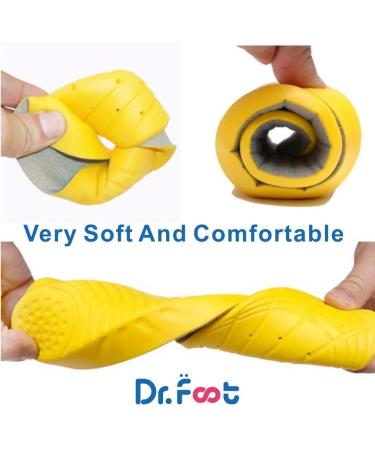 Dr. Foot's Orthotic Shoe Insoles - Arch Support, Shock Absorption for Running and Hiking - Medium Size for Men and Women - Buy Online on GoSupps.com