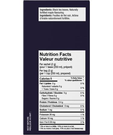 Four O'Clock Black Tea Maple Kosher Gluten-Free 6 Packs of 20 Teabags (120 Teabags Total) - Buy Online on GoSupps.com