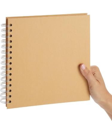80 Pages Hardcover Kraft Scrapbook Album - Blank 8x8 Inch Journal for Scrapbooking - Buy Online on GoSupps.com