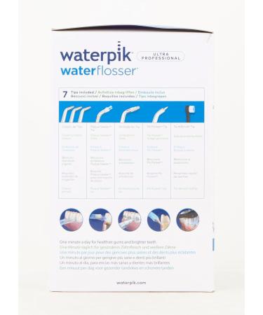 Waterpik Ultra Professional Waterflosser WP-662EU - Adjustable Pressure 7 Attachments Fixed Mouth Shower - Best for Oral Hygiene | International Shipping Available - Buy Online on GoSupps.com