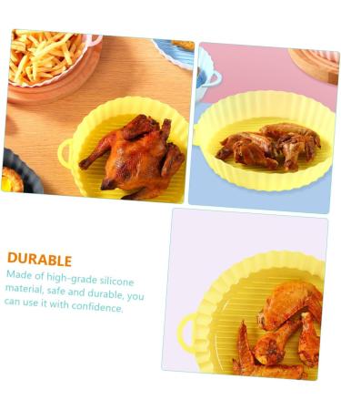 Alipis 3pcs Air Fryer Pad Air Fryers Airfryer Roasting Pan Air Fryer Grill Plate Baking Pan Washable Basket Whitex3pcs 21X18.5X4CMx3pcs - Buy Online on GoSupps.com