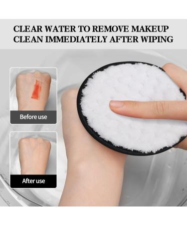 Arqumi Reusable Makeup Remover Pads 4PCS | Double-sided Microfibre Face Pads | Washable Makeup Remover Cloths for All Skin Types - Buy Online on GoSupps.com