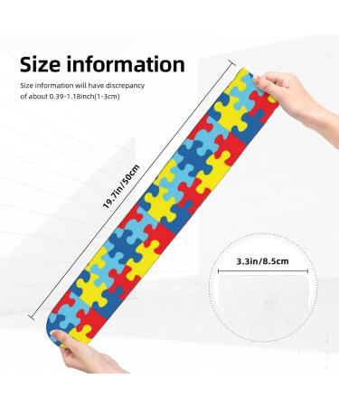 Autism Awareness Compression Socks for Men & Women - 15-20 mmHg Circulation Support for Running & Cycling - Athletic White - Size 10463 - Buy Online on GoSupps.com