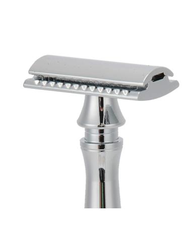 Double Edge Blade Retro Safety Razor - Foldable Stainless Steel Men's Hand Razor (Black) | Razor Epilation Device & Accessories for Hair Removal - Buy Online on GoSupps.com