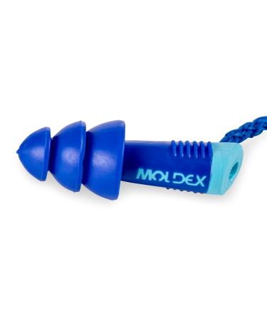 Moldex Alphas Metal Detectable Corded Reusable Earplugs 6436 - NRR 27dB | Safe & Comfortable Noise Protection for International Shipping - Buy Online on GoSupps.com