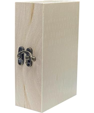 8 Pack 6x4x2 Inch Unfinished Wooden Boxes for Crafts - Small Keepsake, Wood Jewelry, Treasure Chest - Buy Online on GoSupps.com