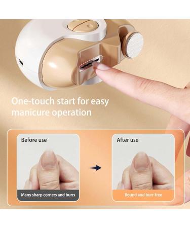 Dodorado Electric Nail Clipper Sciasi Automatic Electric Nail Clipper electric Nail Trimmer with 2 Adjustable Speeds 2 In 1 Electric Polishing Automatic Nail Clippers Yellow - Buy Online on GoSupps.com