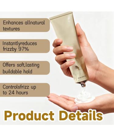 1 PCS Complete Air Dry Cream for Curly Hair No Heat Air Dry Cream Hairs Styling Creams Frizz Control & Natural Texture Lightweight for All Hairs Types - Buy Online on GoSupps.com