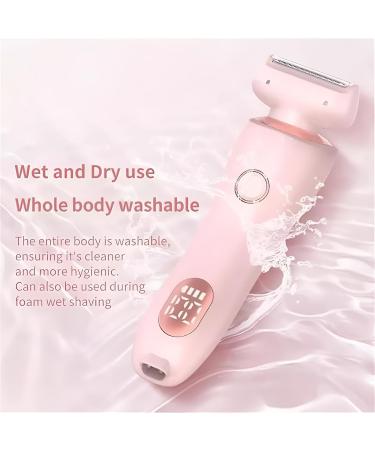 Women s Electric Razor Hypoallergenic Waterproof Rechargeable Digital Display Safe for Sensitive Skin 2 in 1 Triple-Blade Shaver for Face Legs Underarms & Bikini (Blue) - Buy Online on GoSupps.com
