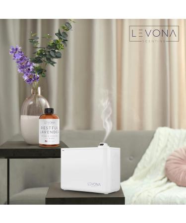Levona Scent Essential Oil - Fresh Aroma for Home Office Hotel & Spa Perfect in Humidifiers and Diffusers Luxury Fragrance with Eucalyptus & Bergamot Notes - 700ml/ 23 fl oz Restful Lavender - Buy Online on GoSupps.com