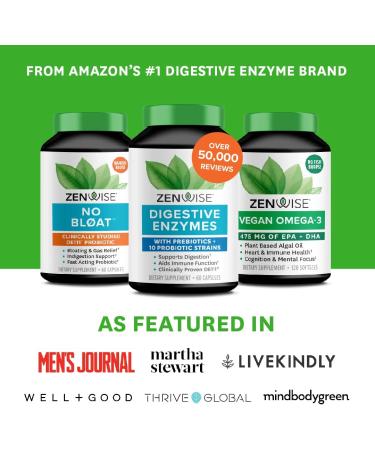 Zenwise Health Probiotic + Kombucha + Sleep - 60 Veg Capsules for Digestive & Sleep Support - Buy Online on GoSupps.com