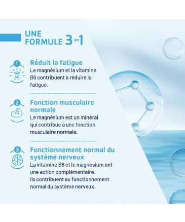 JUVAMINE - Marine Magnesium 300mg + Vitamin B6 - Fatigue - Stress - Nervous Balance - Well-being - Nervous System - 4 Month Format - 120 Tablets - Made in France - Buy Online on GoSupps.com