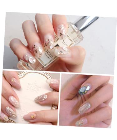 FRCOLOR Storage Box sequin outfit kit de manicura sequin suit nail nail decoration nail Jewelry kit nail nail Accessories manicure semicircle shell Storage Boxes - Buy Online on GoSupps.com