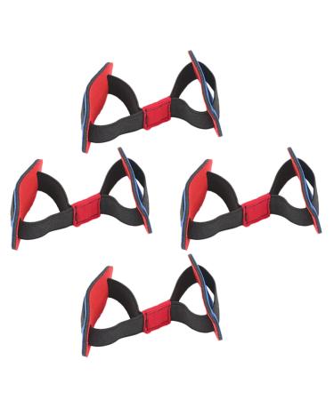 Healifty 12pcs Stretchy Toe Corrector Straps for Bunion Women - Big Hallux Belt with Elastic Band for Foot Exercise - Blue - Buy Online on GoSupps.com