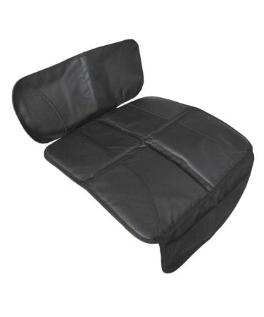EMERSONGEARS Car Seat Protector 600D Baby Car Seat Mats Anti-slip Waterproof Seat Protection with Storage Bag Universal Front and Rear Seats Black Easy to Install (Black Line)