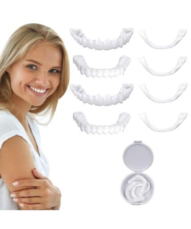 Jiazhou cosmetic veneers Teeth Temporary prostheses teeth false teeth perfect smile comfortable fit flexible braces white of the teeth 2 couples
