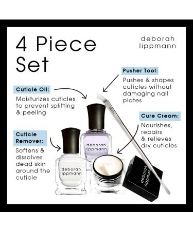 Deborah Lippmann Cuticle Lab 4-Piece Set - Nail Care Treatment - Buy Online on GoSupps.com