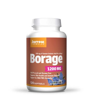 Jarrow Formulas, Borage, GLA-240, 1200 mg, 120 Softgels