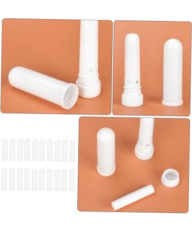 Healifty 20pcs Snorkel Plastic Containers - Refillable Makeup and Essential Oil Nasal Inhalers for Aromatic Therapy - Buy Online on GoSupps.com