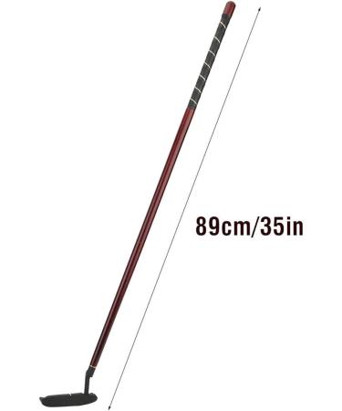 Sturdy Zinc Alloy Golf Putter with Premium Grip | Portable Mini Kids Club for Men, Junior, Adults | Indoor Outdoor Putting Practice | Detachable Push Rod | Right & Left Handed | Rosewood - Buy Online on GoSupps.com
