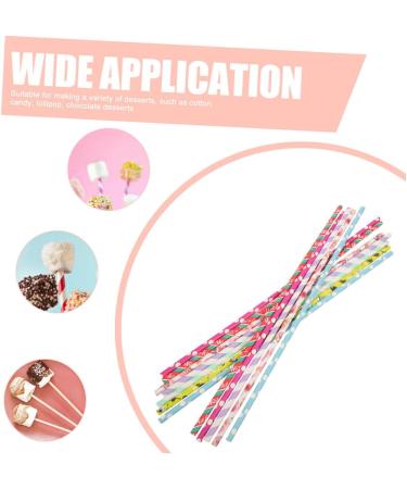  HAKIDZEL HAKIDZEL Lollipop Packaging Sticks 50Pcs Marshmallow Lollipops Sugar DIY Bars Supplies Fancy Sticks For Cake Pops - Buy Online on GoSupps.com