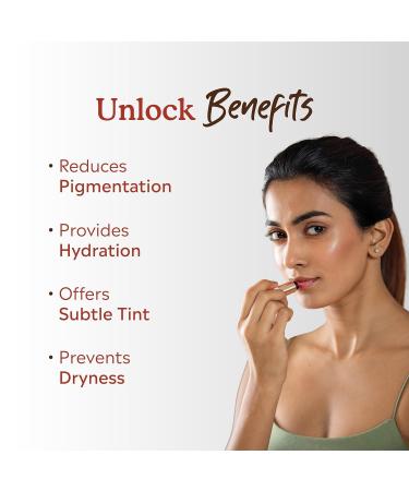 Dyega Beetroot Lip Balm | Tinted Lip Care | For Dry & Chapped Lips | For Pigmented Lips | For Women & Men (Pack of 1 Stick Lip Balm) - Buy Online on GoSupps.com