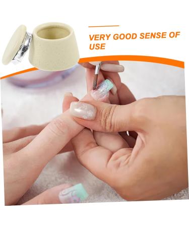 Healeved Japanese Manicure Brush Cup Dappen Dish Ceramic Nail Dish Ceramic Nail Cup Acrylic Nail Tools Nail Dish Cups with Lids Nail Dish Bowl Manicure Nail Cup Ceramic Pot Ceramics Macaron - Buy Online on GoSupps.com