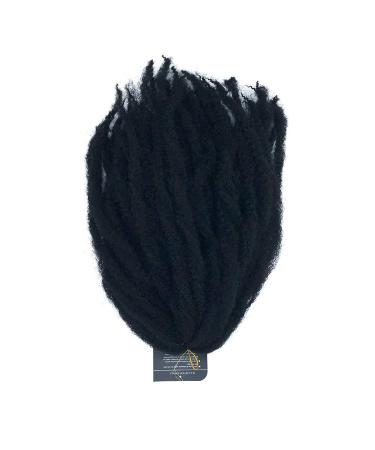 Coolbers 18 Inch Black Marley Braids - Curly Crochet Braids Hair Extensions (1 Pack 1B) - Afro Twist Braiding Hair - Buy Online on GoSupps.com