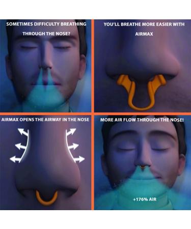Airmax Sport Nasal Dilators Trial Pack - Improve Airflow - Blue Transparent - Small & Medium Sizes - Buy Online on GoSupps.com