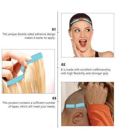Beaupretty Double Sided Adhesive Tape for Hair Extensions & Wigs | Seamless PU Hair Piece Tape | International Shipping Available - Buy Online on GoSupps.com