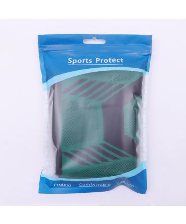 Kniebandage f r Frauen & M nner - 2 St ck Knieunterst tzung mit verstellbaren Riemen & rutschfestem Silikon f r Sport Arthritis Bandverletzung Meniskusverletzung (M Dunkelgr n) - Buy Online on GoSupps.com