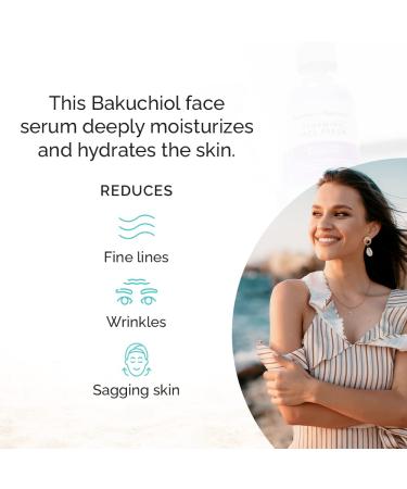 Renewing Skin Serum with Sea Lavender & Bakuchiol Anti-Aging Firming and Smoothing Collagen Boosting Face Serum for Fine Lines and Wrinkles 2 fl oz - Buy Online on GoSupps.com