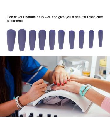 Full Cover False Nails Extra Long Coffin Fake Nails No Peculiar Smell for Home for Salons for Beginners for Experienced People(N5355-10) - Buy Online on GoSupps.com