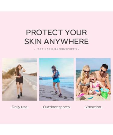 Sakura Face Sunscreen SPF 50 PA+++ Sunscreen Face face Cream SPF 50 with Centella SPF50 Moisturiser for Face Anti Redness Cream Lightweight Non-Greasy Waterproof Non Comedogenic Sunscreen - Buy Online on GoSupps.com