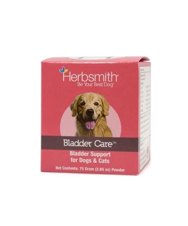 Herbsmith Bladder Care for Cats and Dogs  Maintains Urinary Health for Dogs and Cats  Dog and Cat Kidney Support Powder 75g Powder