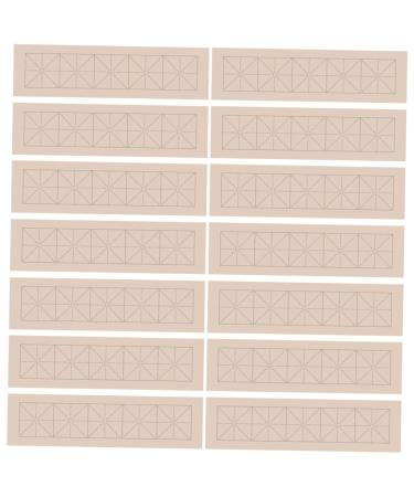 COHEALI 100 sheets Practice Calligraphy Paper Rice Multi-function for Handwriting Character Training Brown 40X12X0.1CM