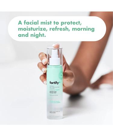 Fortify Hydrating Facial Mist Spray with Hyaluronic Acid & Aloe - Vegan, Fragrance-Free, Alcohol-Free, Cruelty-Free - Made in Korea - 130ML/4.39Fl.Oz - Buy Online on GoSupps.com